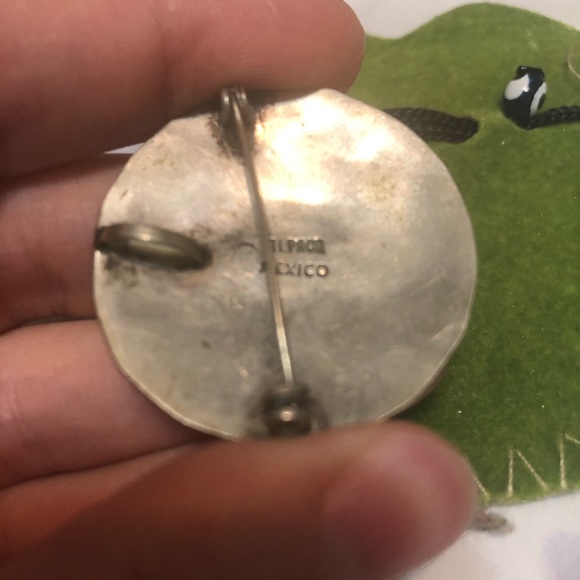 Mexican Abalone Pendant/Brooch - Picture 4 of 5